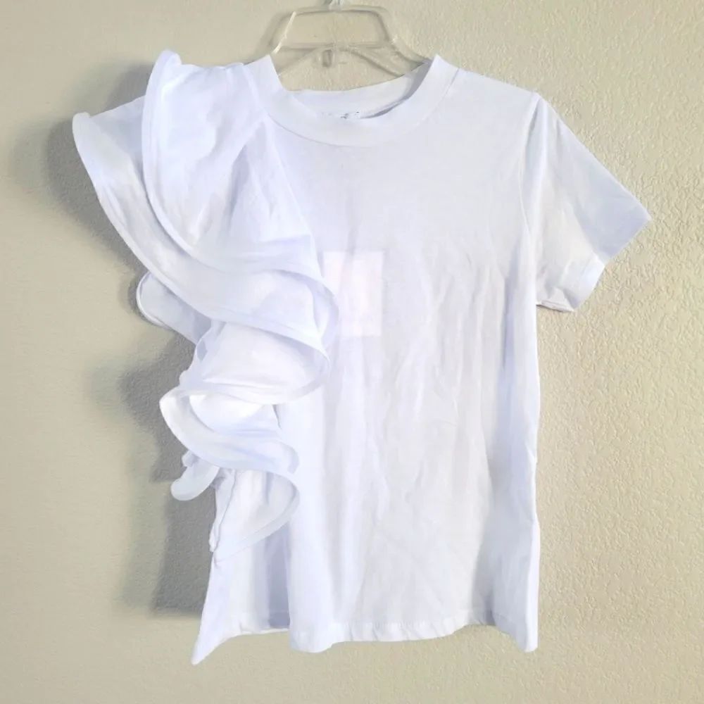 Berna ruffle t-shirt New M - Picture 2 of 12